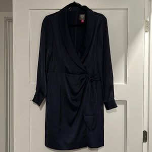 Satin Blazer Dress
